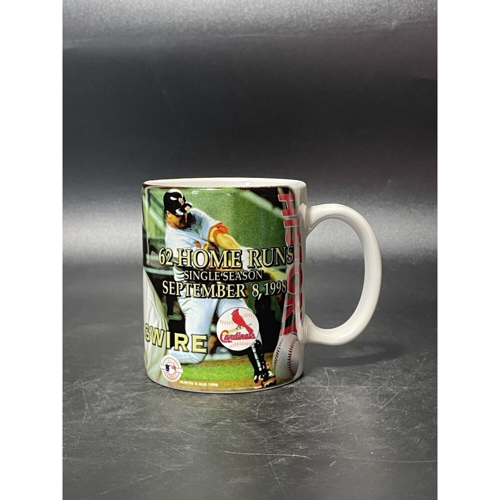 Mug Coffee Cup Mark McGwire Cardinals 62 Home Run History Baseball Sport